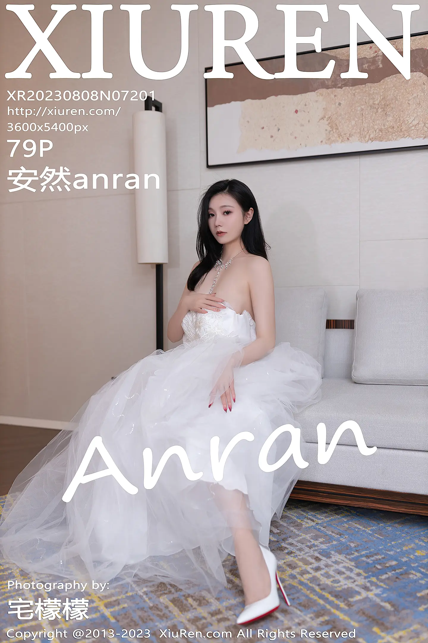 [XiuRen秀人网]No.7201_模特安然anran私房脱性感白色婚纱长裙秀惹火身材撩人诱惑写真79P-秀人网 - XiuRen.Space